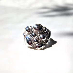 bague argent artisanale atelier Epuria. Insolente