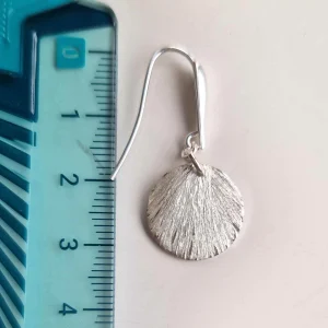 boucles d'oreilles artisanales en argent 925. Modèle Halo