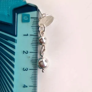 boucles d'oreilles perles d'argent 925
